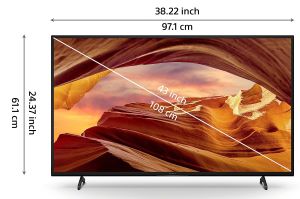 Sony Bravia 108 cm (43 inches) 4K Ultra HD Smart LED Google TV KD-43X75L (Black)