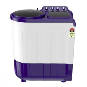  Semi Automatic Washing Machine 8 Kg (Supersoak Technology, Coral Purple, 5 Star, 5 Years Warranty)