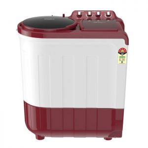 Semi Automatic Washing Machine 8 Kg  (Supersoak Technology, Coral Red, 5 Star, 5 Years Warranty)
