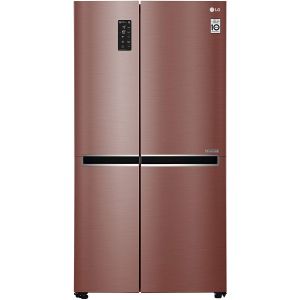 LG 687L Wi - Fi Inverter Frost-Free Side-by-Side Refrigerator (GC-B247SVZV, Amber Steel)