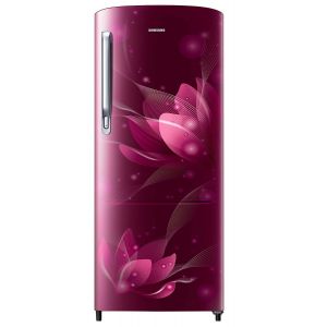 Samsung 192 L 2 Star Direct Cool Single Door Refrigerator (RR20A271BR8/NL, SAFFRON RED)