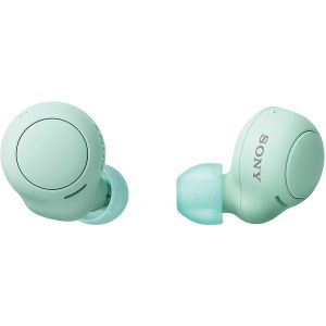 Sony WF-C500 Truly Wireless Bluetooth Earbuds with 20 Hours Battery Life, True Wireless Earbuds with Mic for Phone Calls, Quick Charge, Fast Pair, 360 Reality Audio, Upscale Music - DSEE (Green)