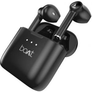 boAt Airdopes 131 Bluetooth Headset  (Active Black, True Wireless)