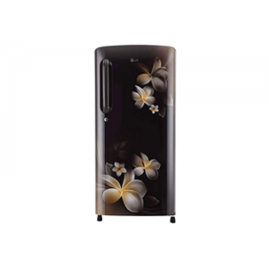 LG 190 L 5 Star Direct Cool Single Door Refrigerator(GL-B201AHPY, Hazel Plumeria, Smart Inverter Compressor)