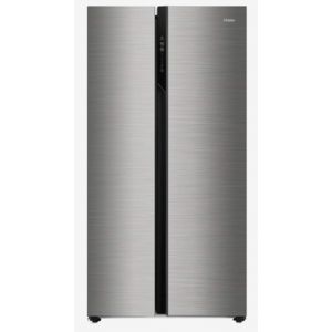 Haier 570 L with Inverter Side by Side Refrigerator (HRF-622SS, Shiny Steel)